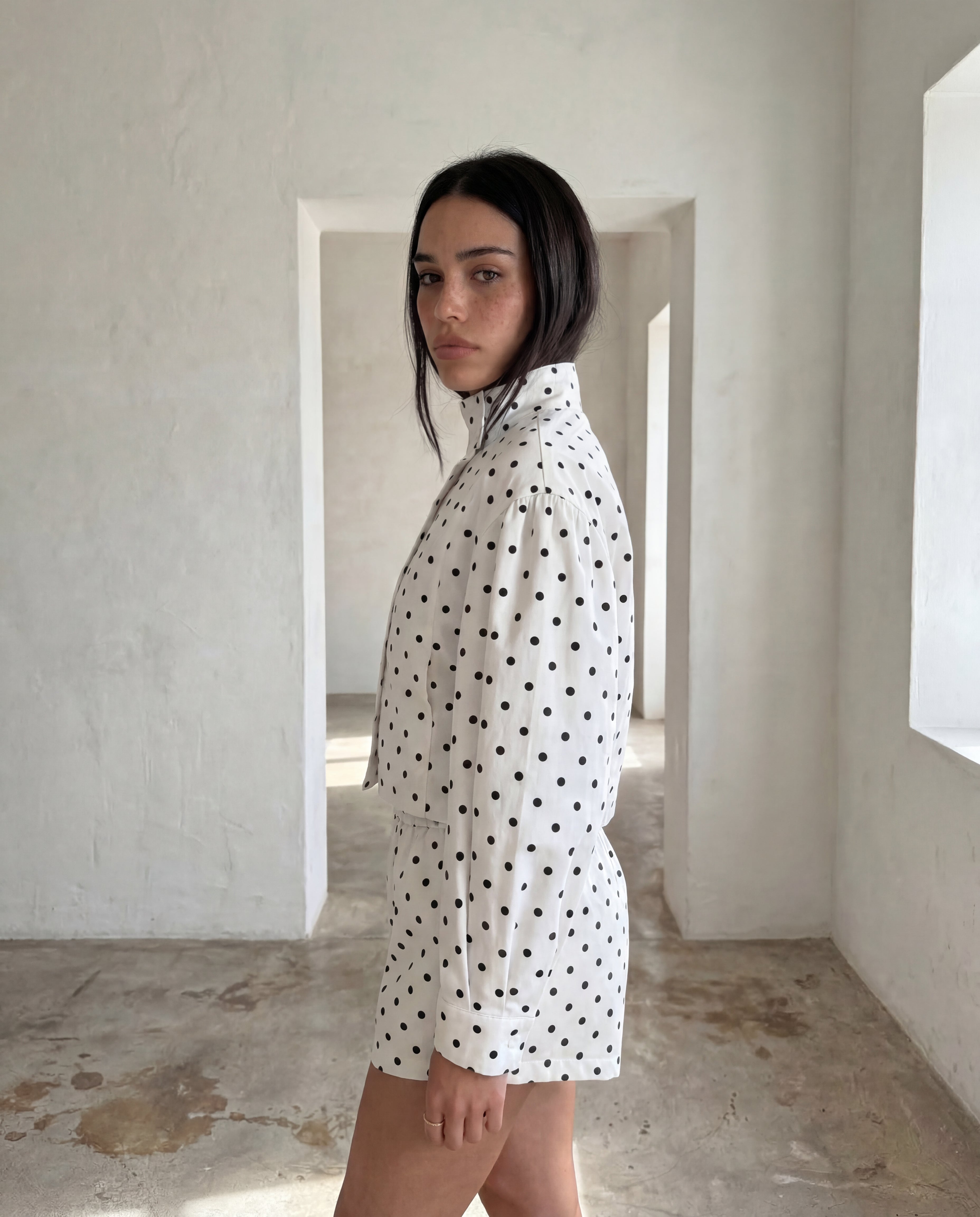 Polka Zip Jacket