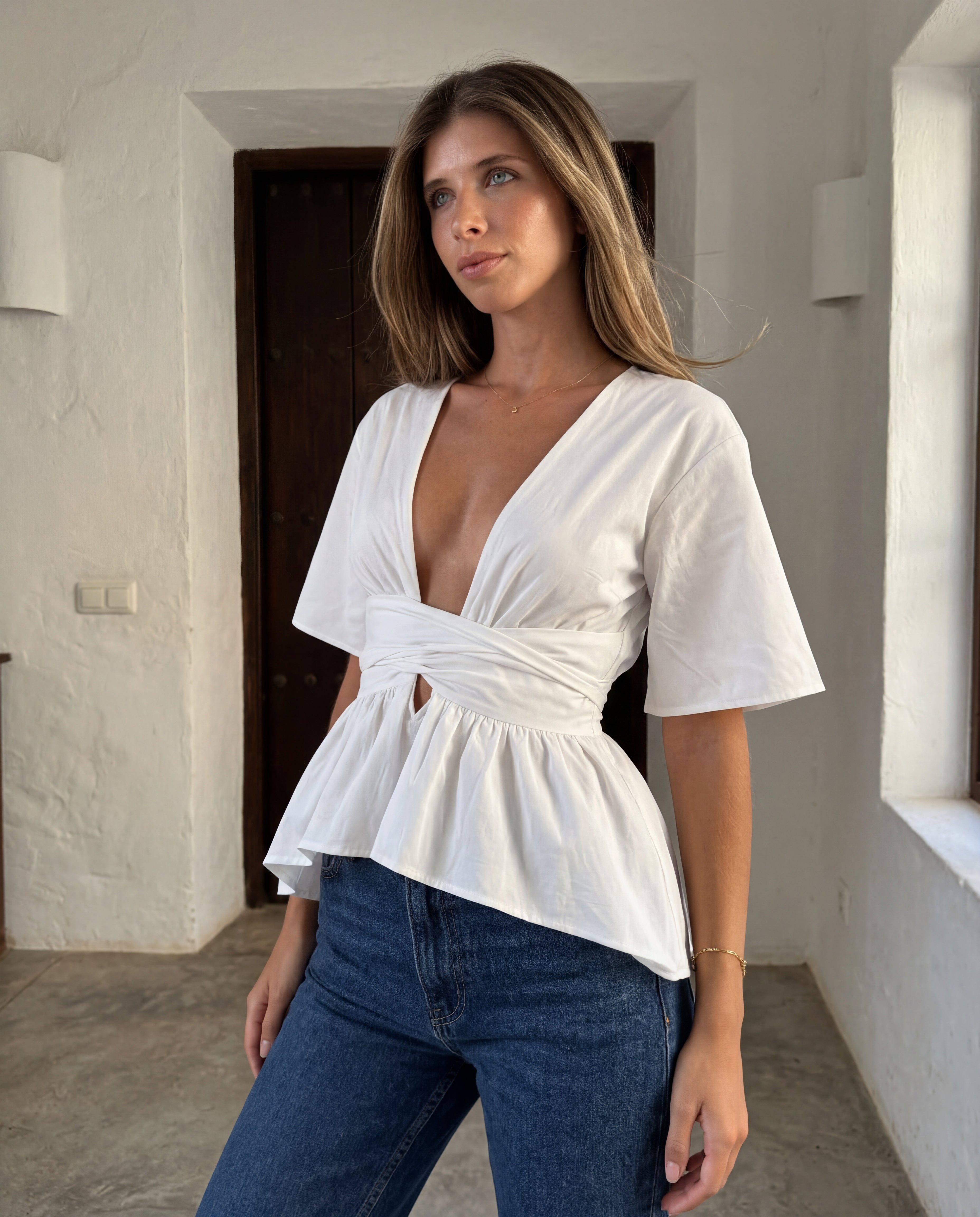 Coastal Wrap Top