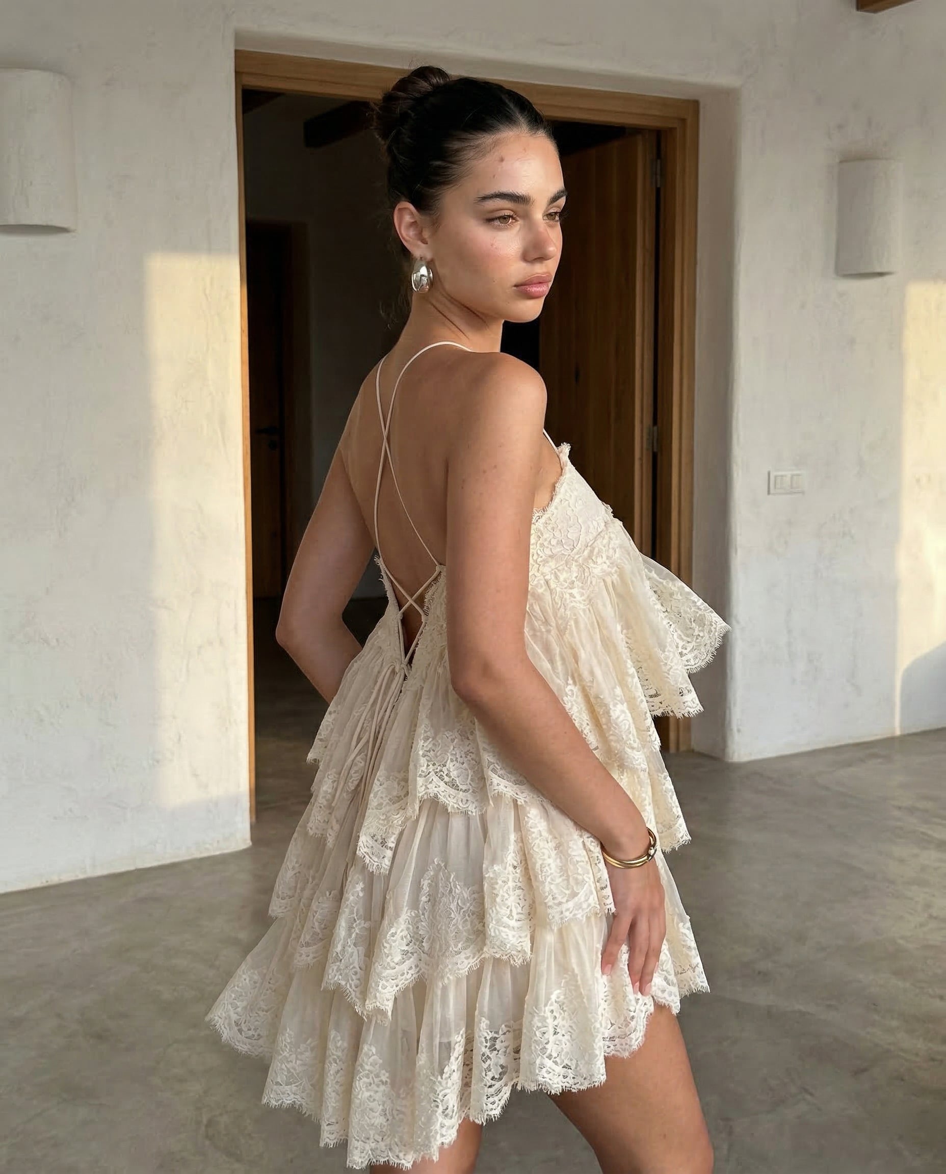 Ivory Lace Dress