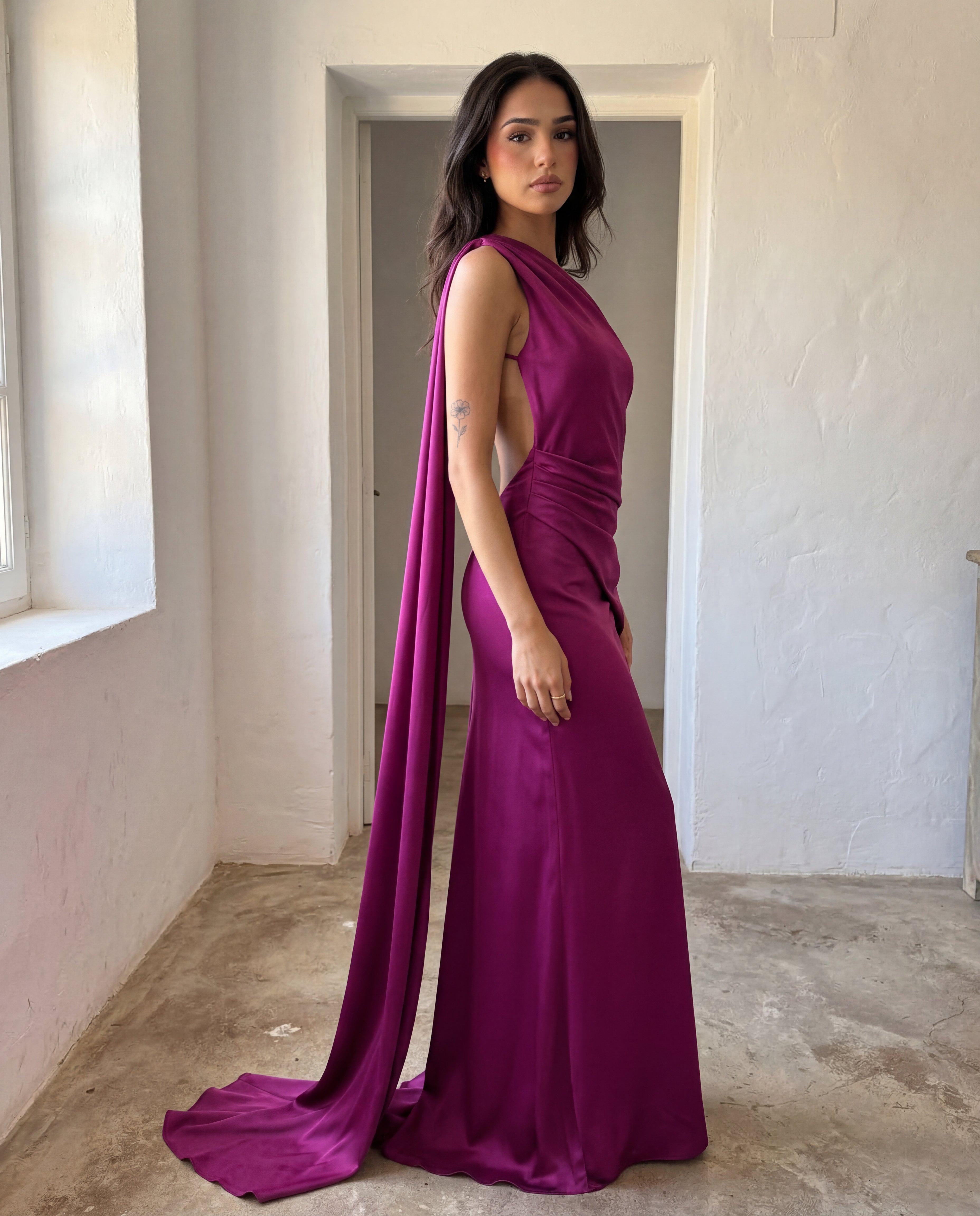 Goddess Drape Dress
