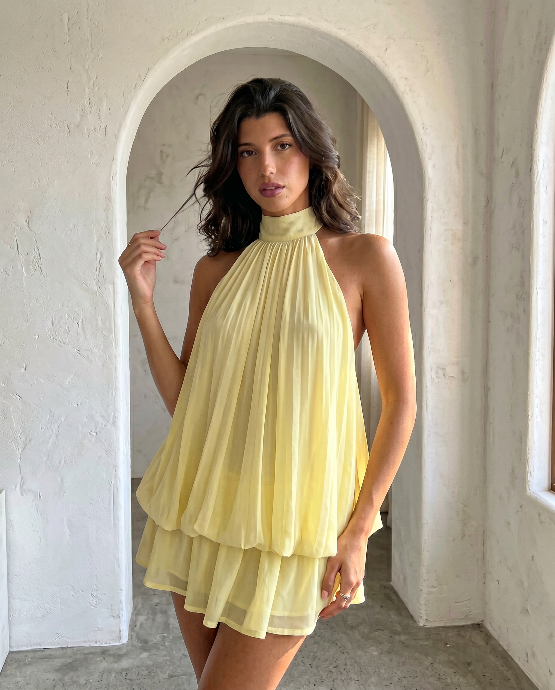 Flow Halter Dress