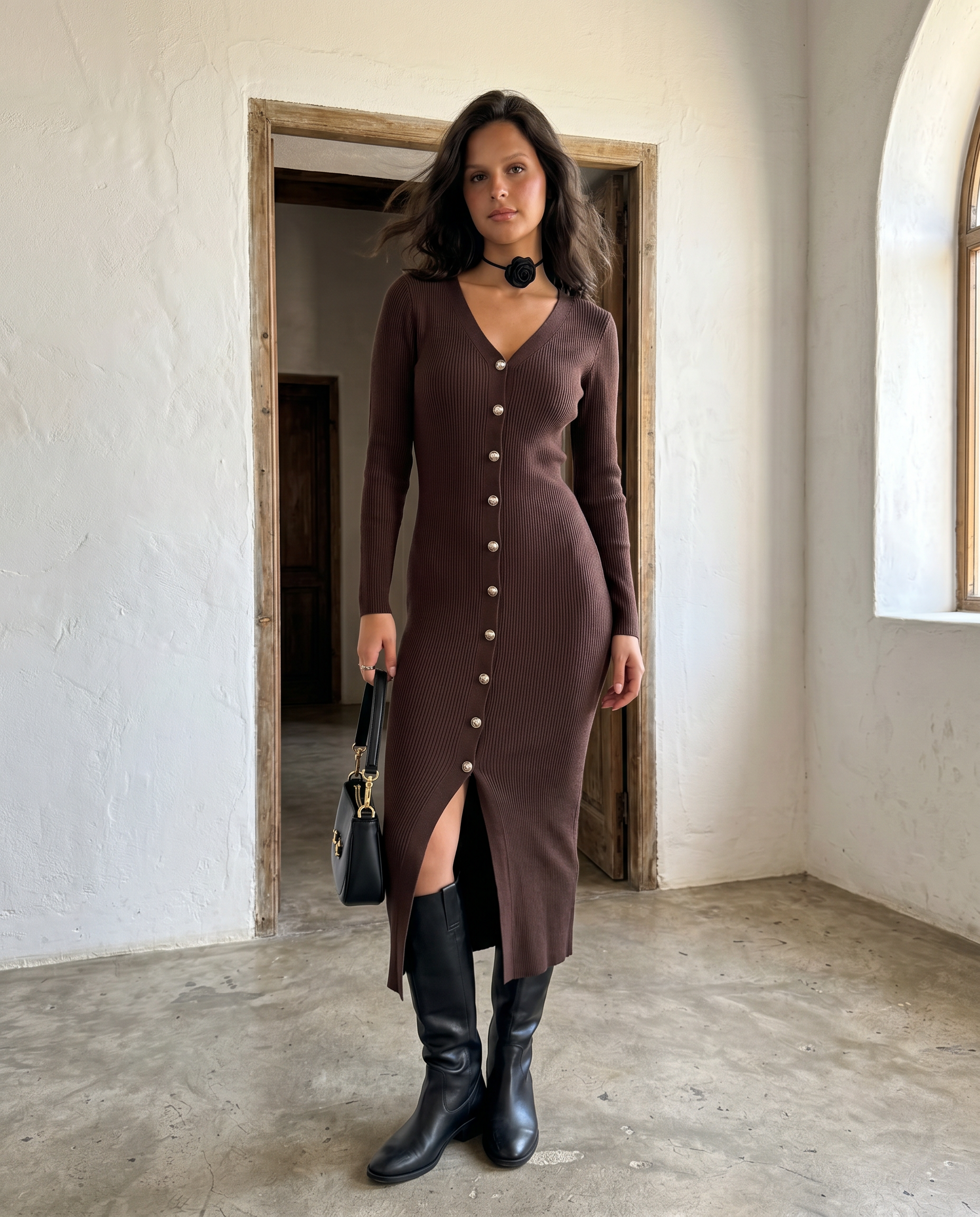 Elegant Knit Dress