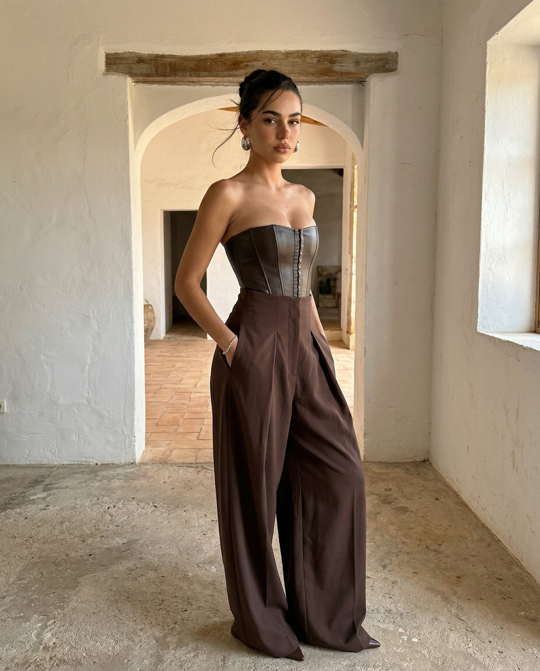 Tailored Wide Pants