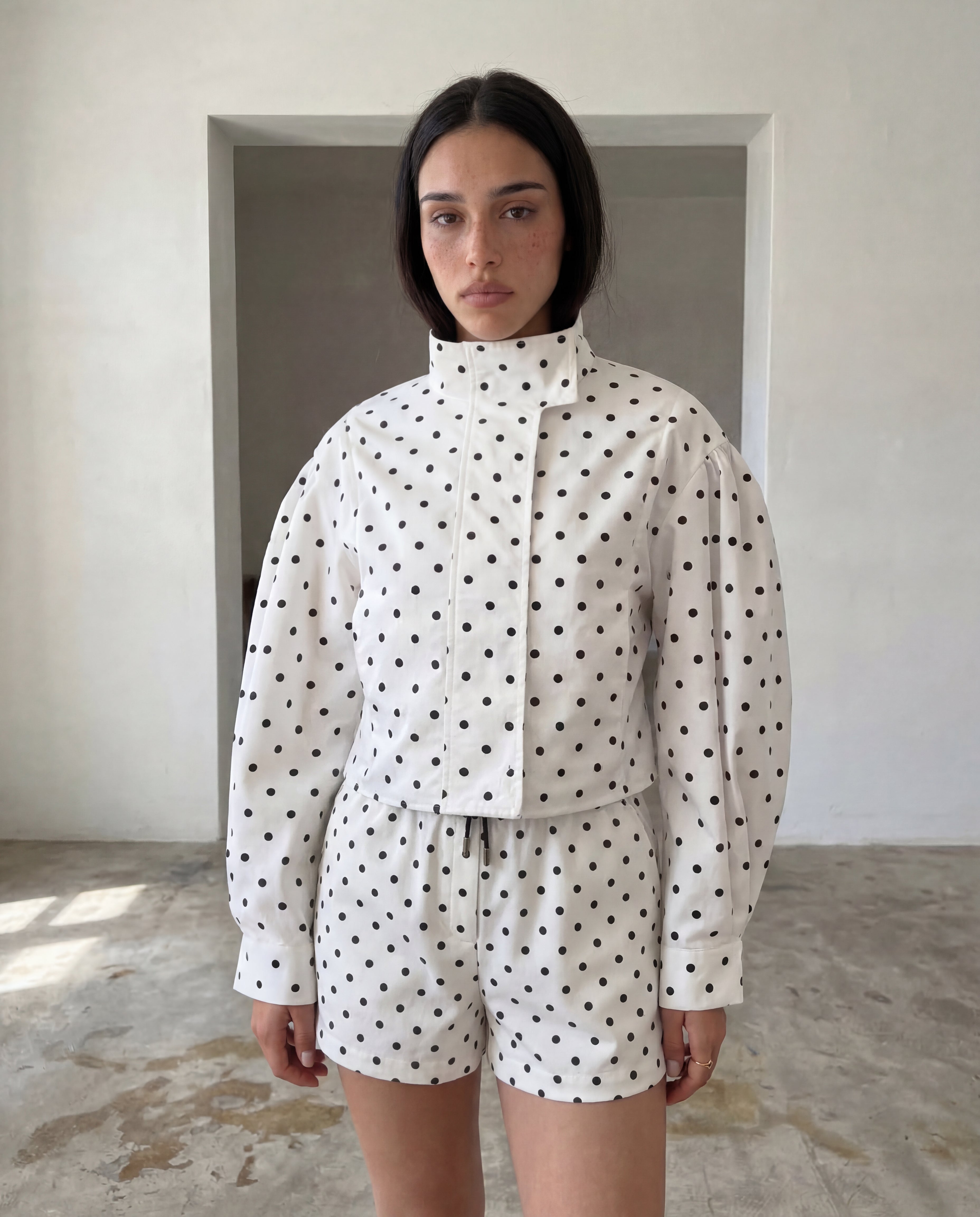Polka Zip Jacket
