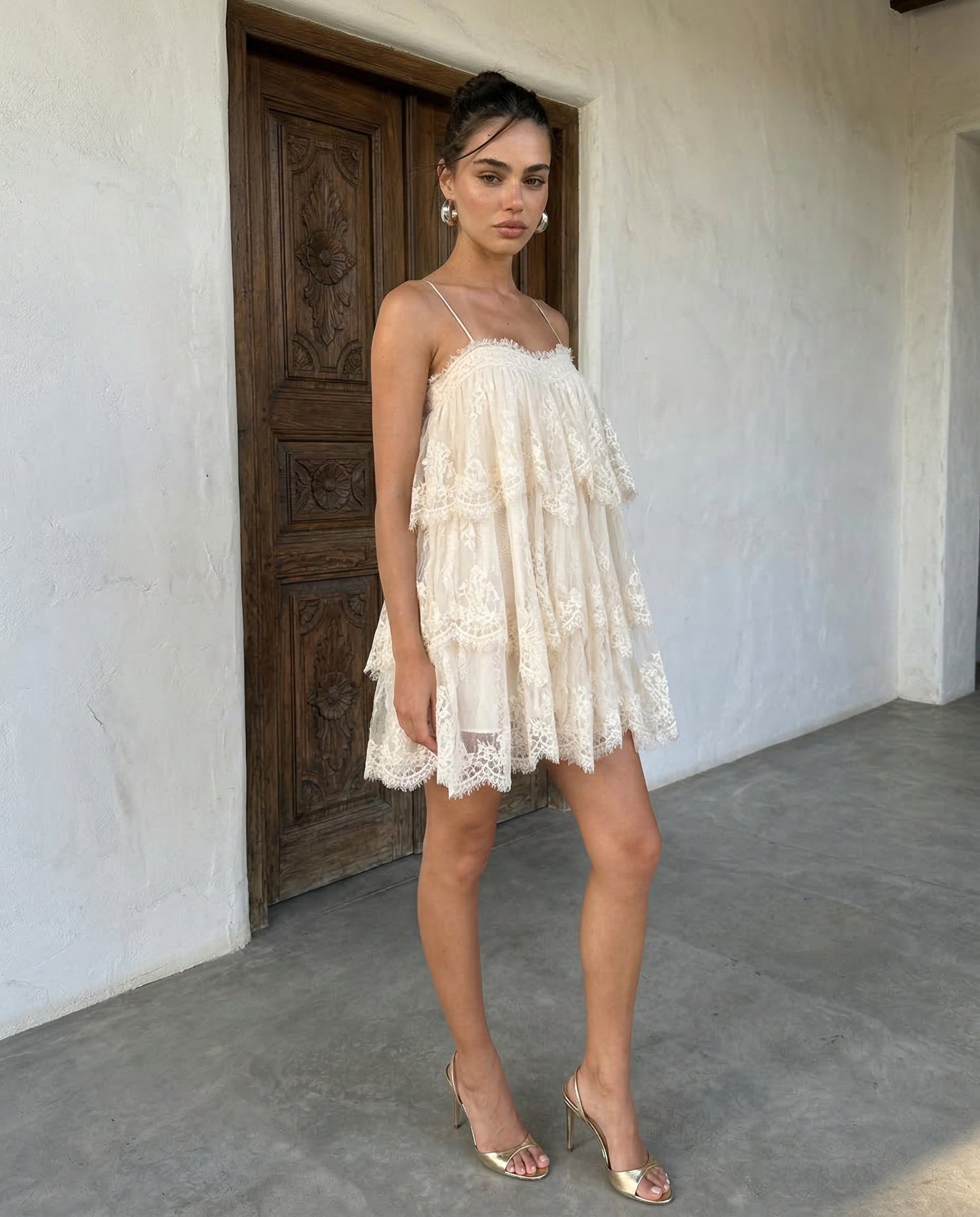 Ivory Lace Dress