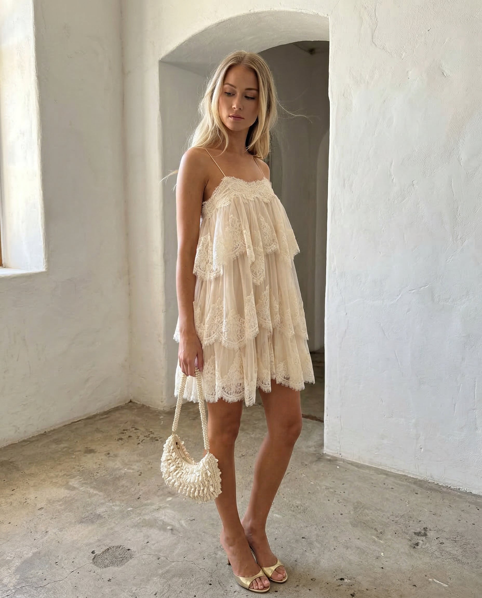 Ivory Lace Dress
