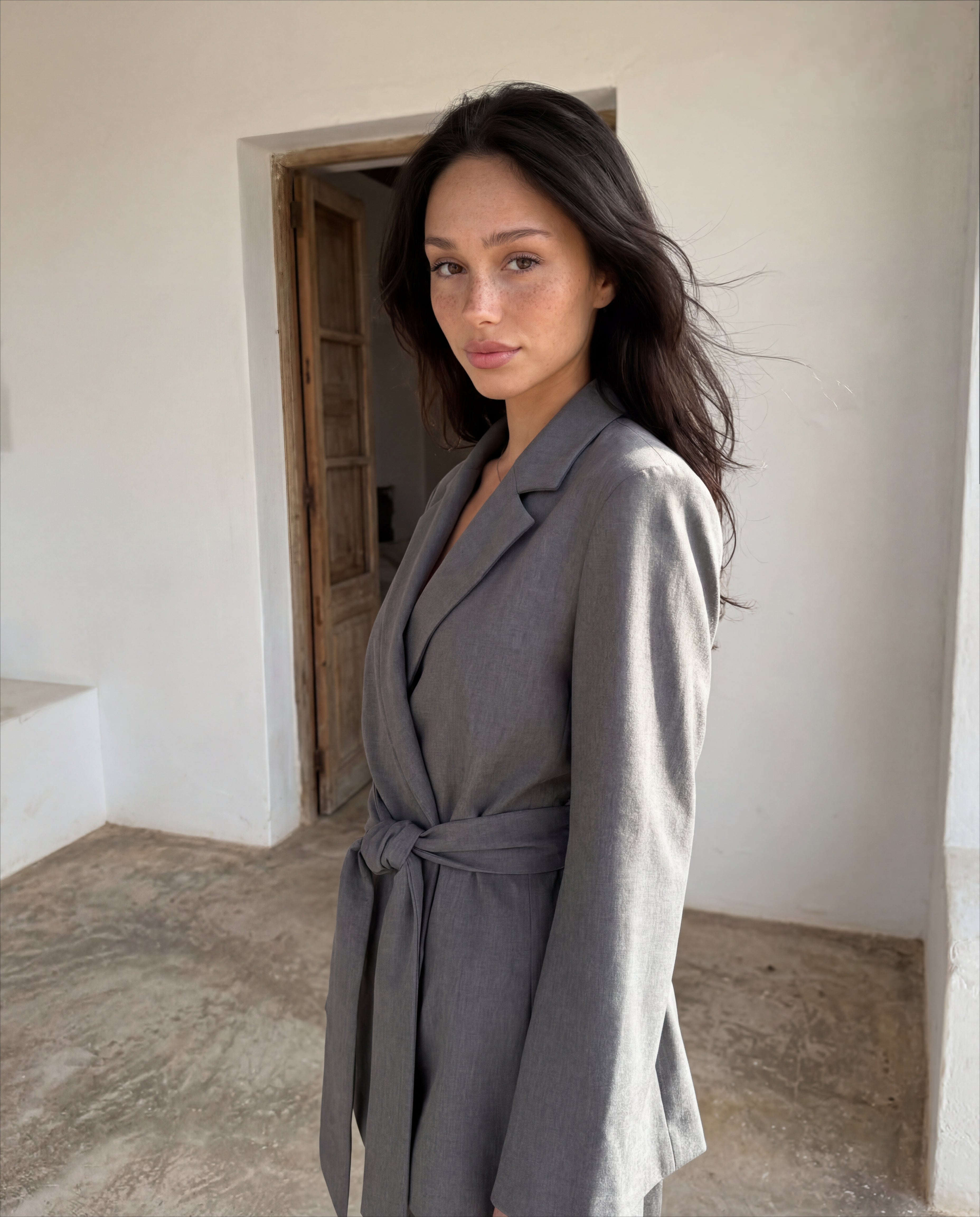Belted Tailored Blazer