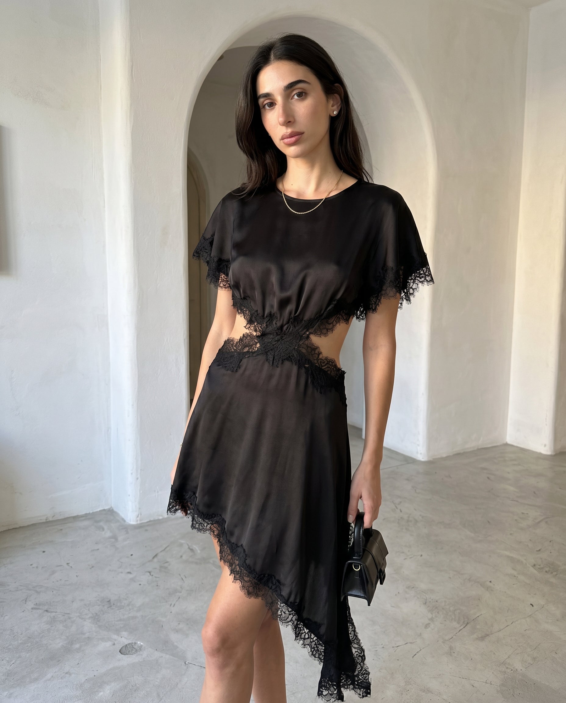 Lace Trim Dress
