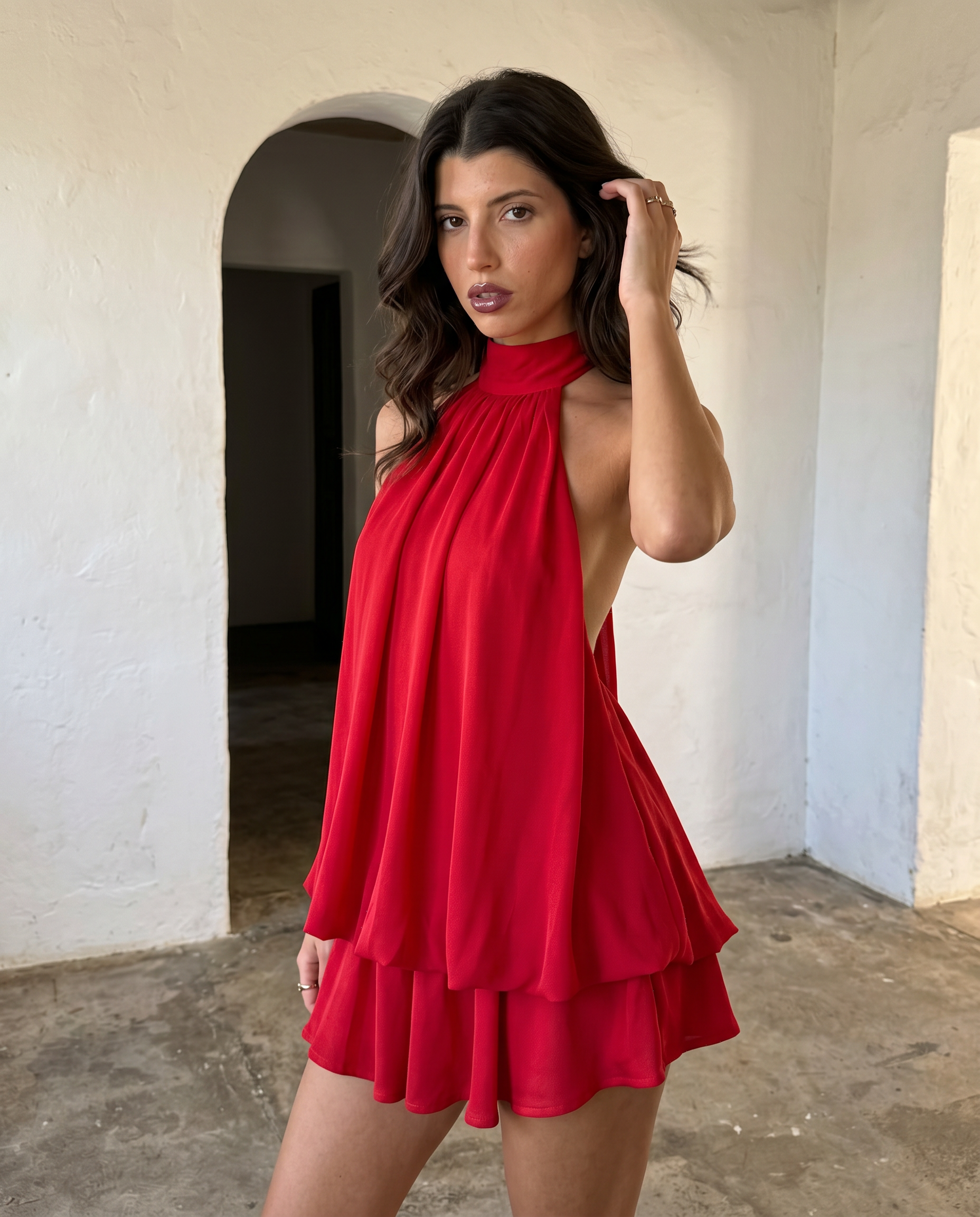 Flow Halter Dress