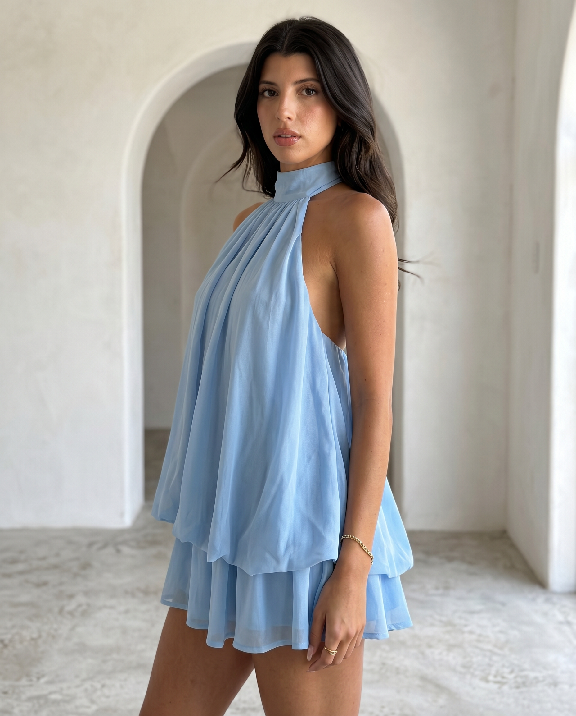 Flow Halter Dress