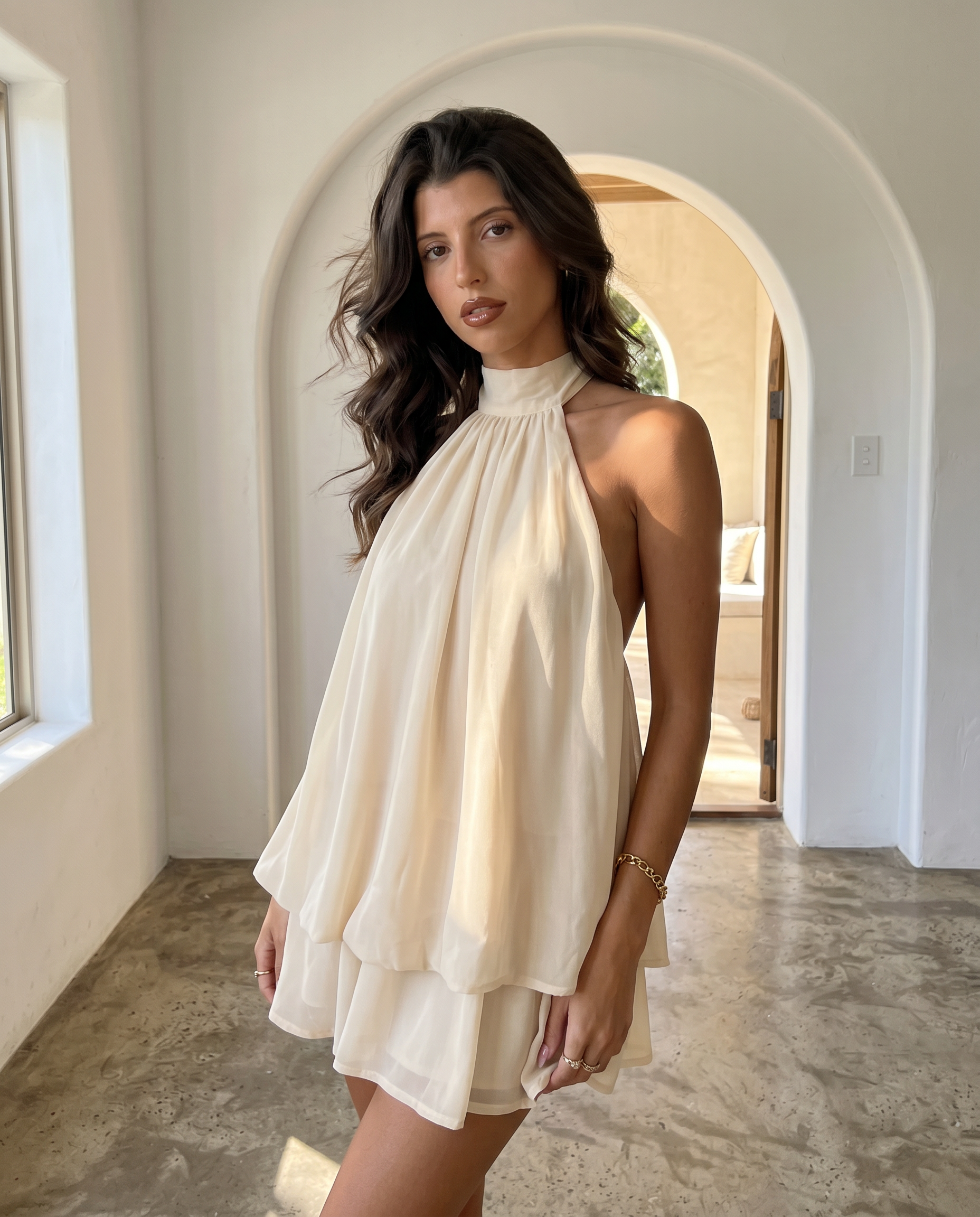 Flow Halter Dress