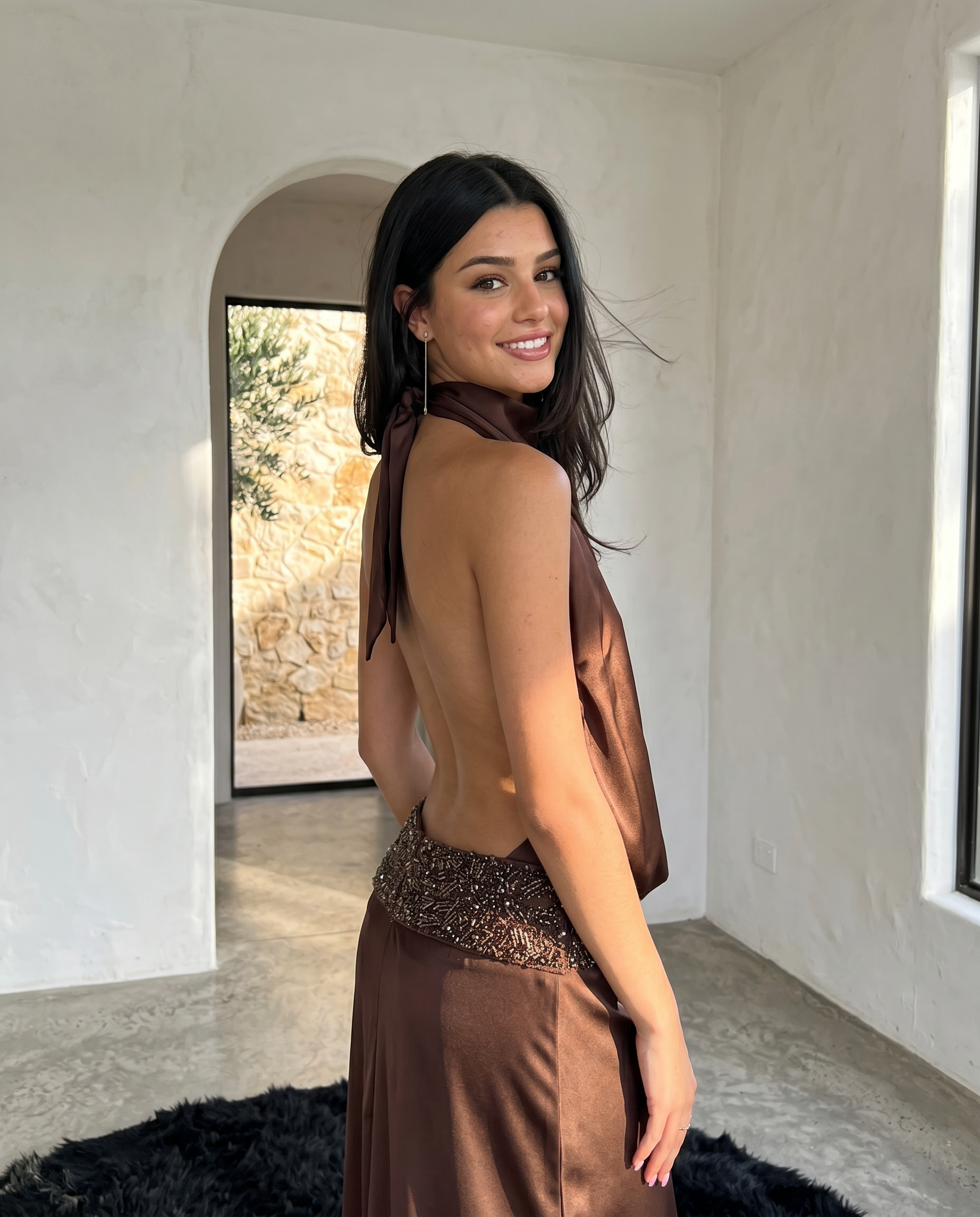 Backless Luxe Dress